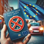 Bevont jogosítvány. Az új vezetési tilalom szabályok célja a közúti balesetek csökkentése és a felelősség egységesítése az EU-ban. ittas vezetés Európai Unió gyorshajtás közlekedési szabálysértés vezetési tilalom.