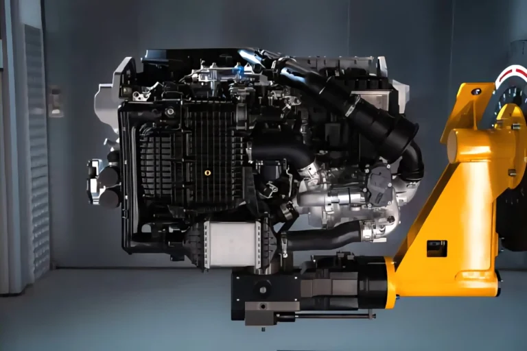 BMW hidrogénhajtású prototípus rendszer bemutató a müncheni kompetenciaközpontban.