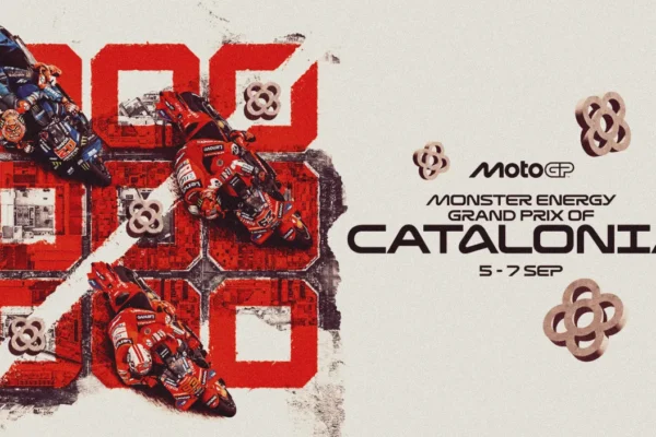 Marc Márquez Ducati motoron Barcelonában a MotoGP 2025 Katalán Nagydíj előtt
