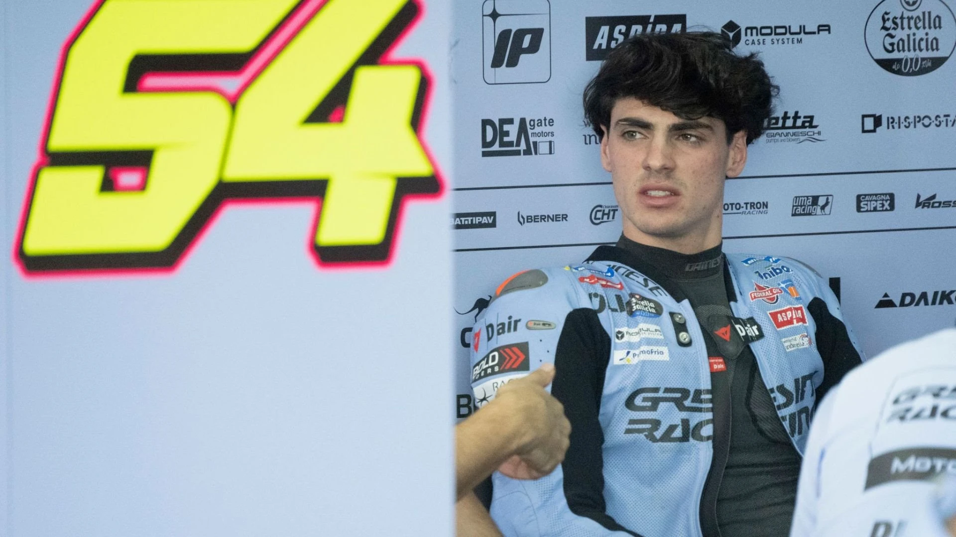 Fermín Aldeguer, a Gresini Racing 54-es rajtszámú MotoGP-versenyzője