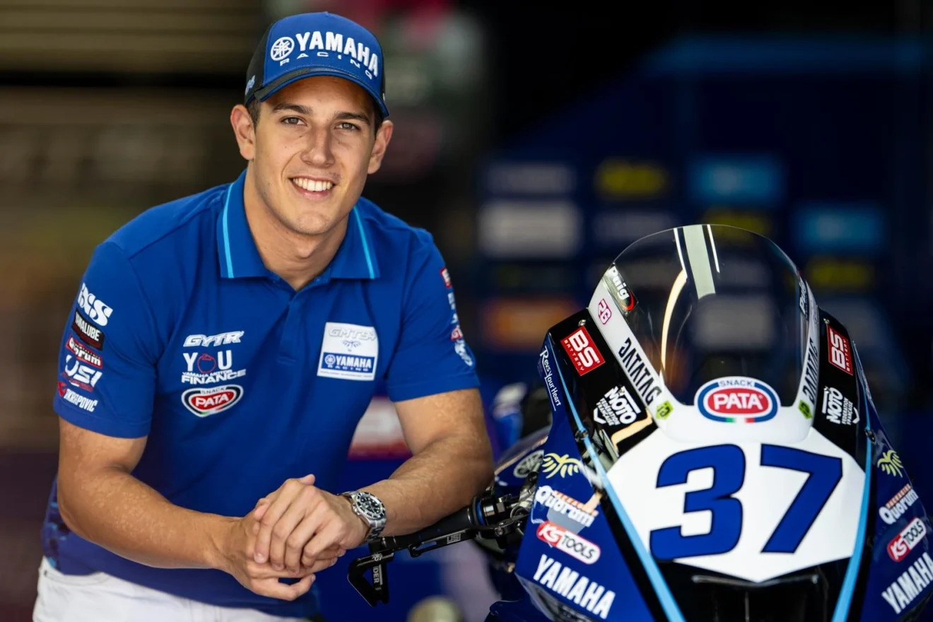 Roberto Garcia, a GMT94 Yamaha WorldSSP versenyzője.