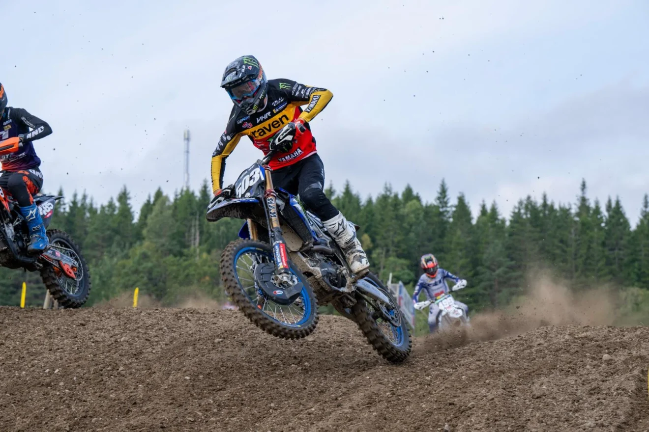 Sleny Goyer az EMX125 svédországi versenyén 2026-ban