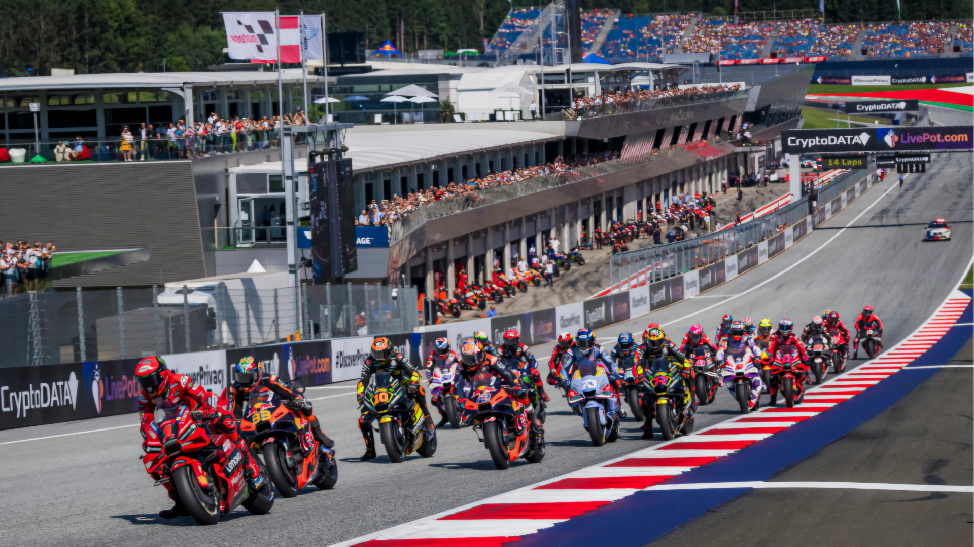 MotoGP mezőny Ausztria Redbull Ring