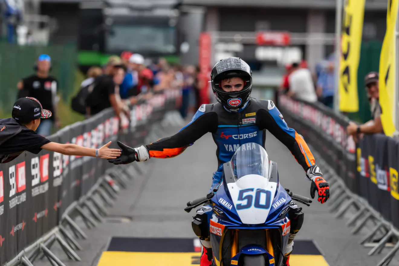Carter Thompson az 50-es Yamaha versenymotorral a 2026-os World Sportbike szezonban