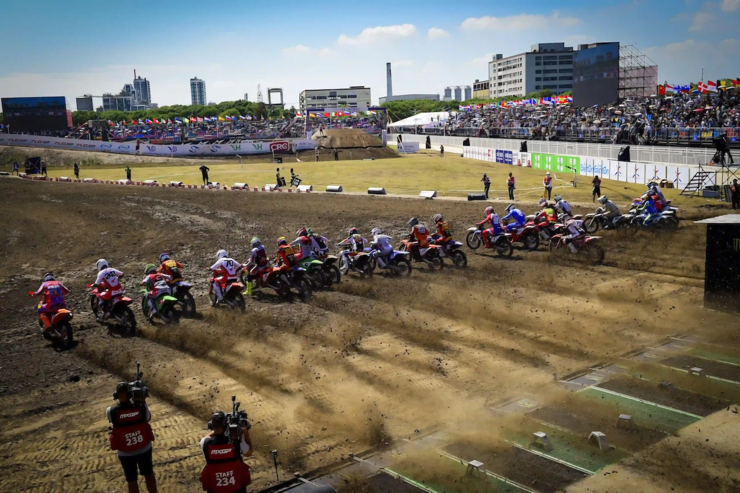 MXGP mezőny Kínában a 2027-es Ziyang Nagydíj bejelentéséhez