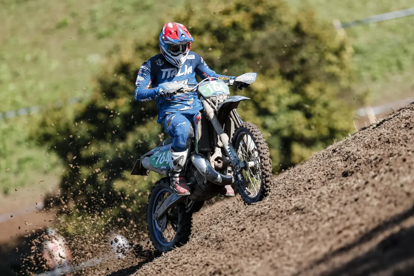 Alberto Elgari a FIM 6DAYS versenyén, Olaszország Junior World Trophy csapatának tagjaként