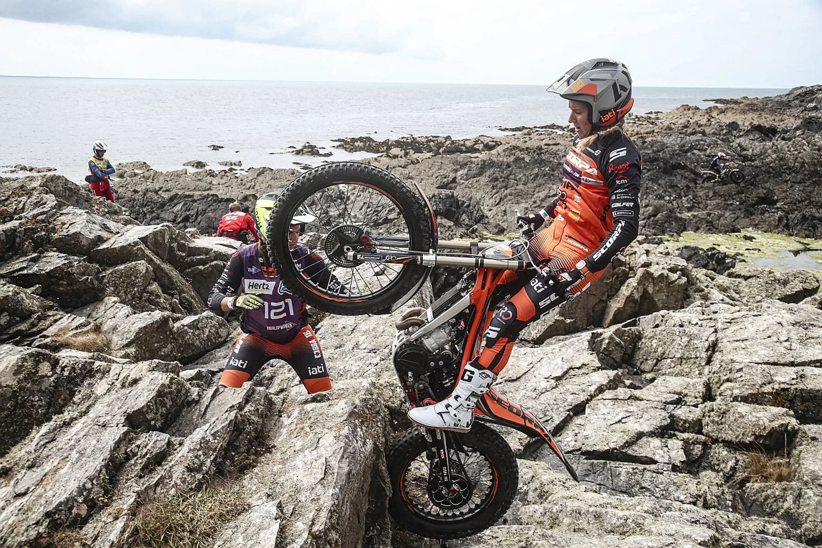Berta Abellan verseny közben a 2026-os TrialGP Women világbajnokságon