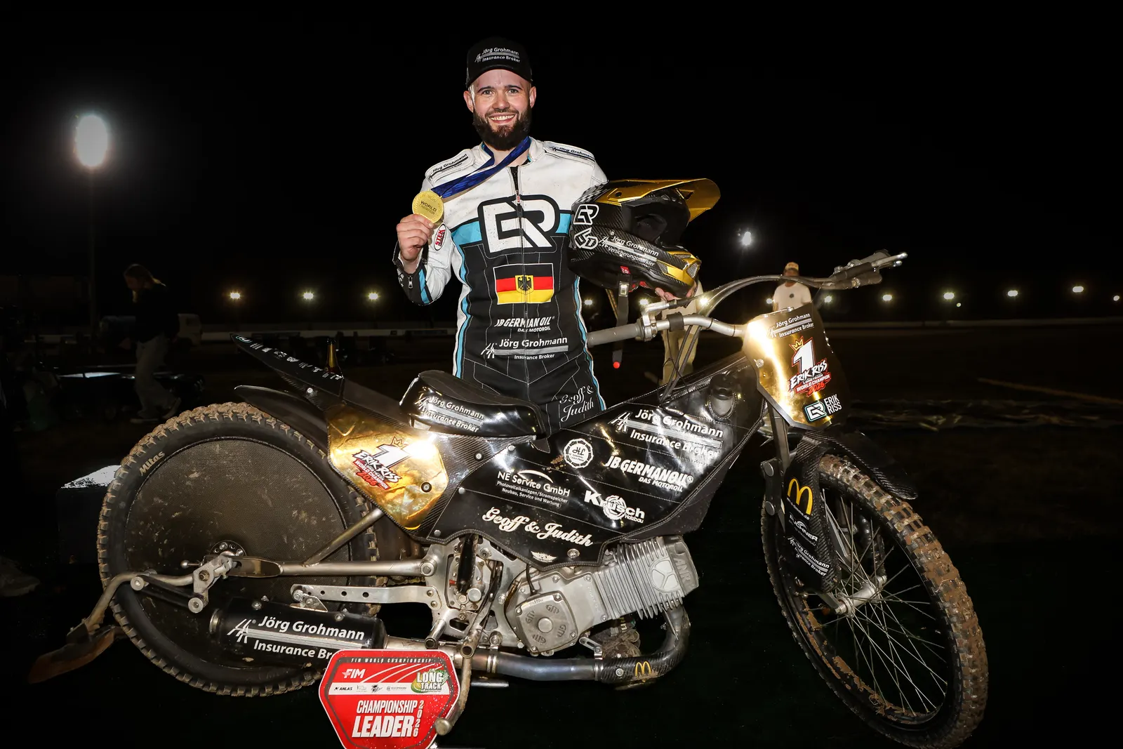 Erik Riss a 2026-os FIM Long Track-világbajnoki döntőn Marmande-ban
