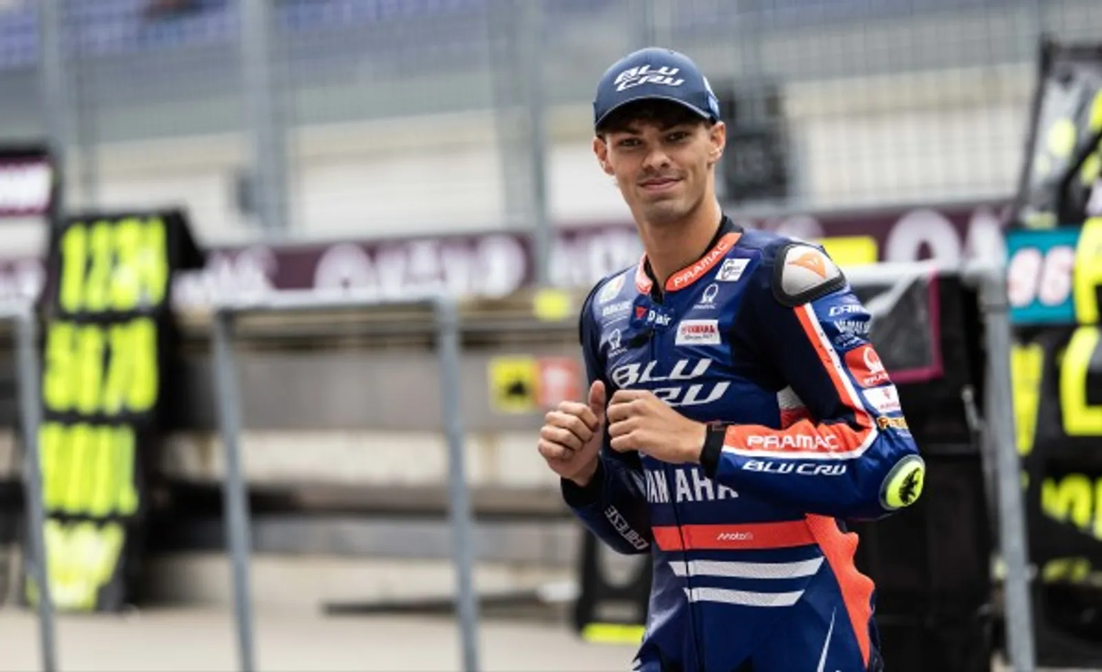 A BLU CRU Pramac Yamaha Moto2 versenyzője a 2026-os Osztrák Nagydíjon Spielbergben