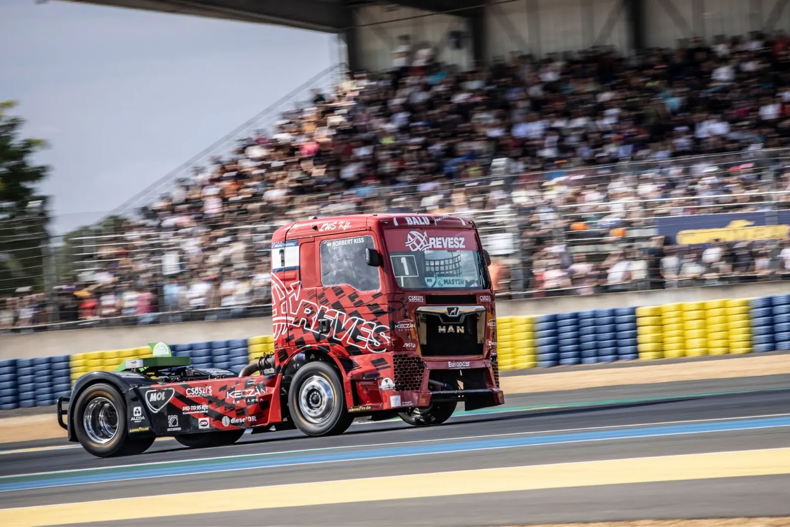 Kiss Norbert Révész Racing kamionja a 2026-os Le Mans-i kamion-Európa-bajnoki hétvégén