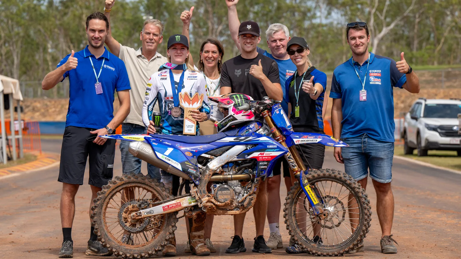 Lotte van Drunen a 2026-os FIM női motocross-világbajnokság ausztrál zárófordulóján