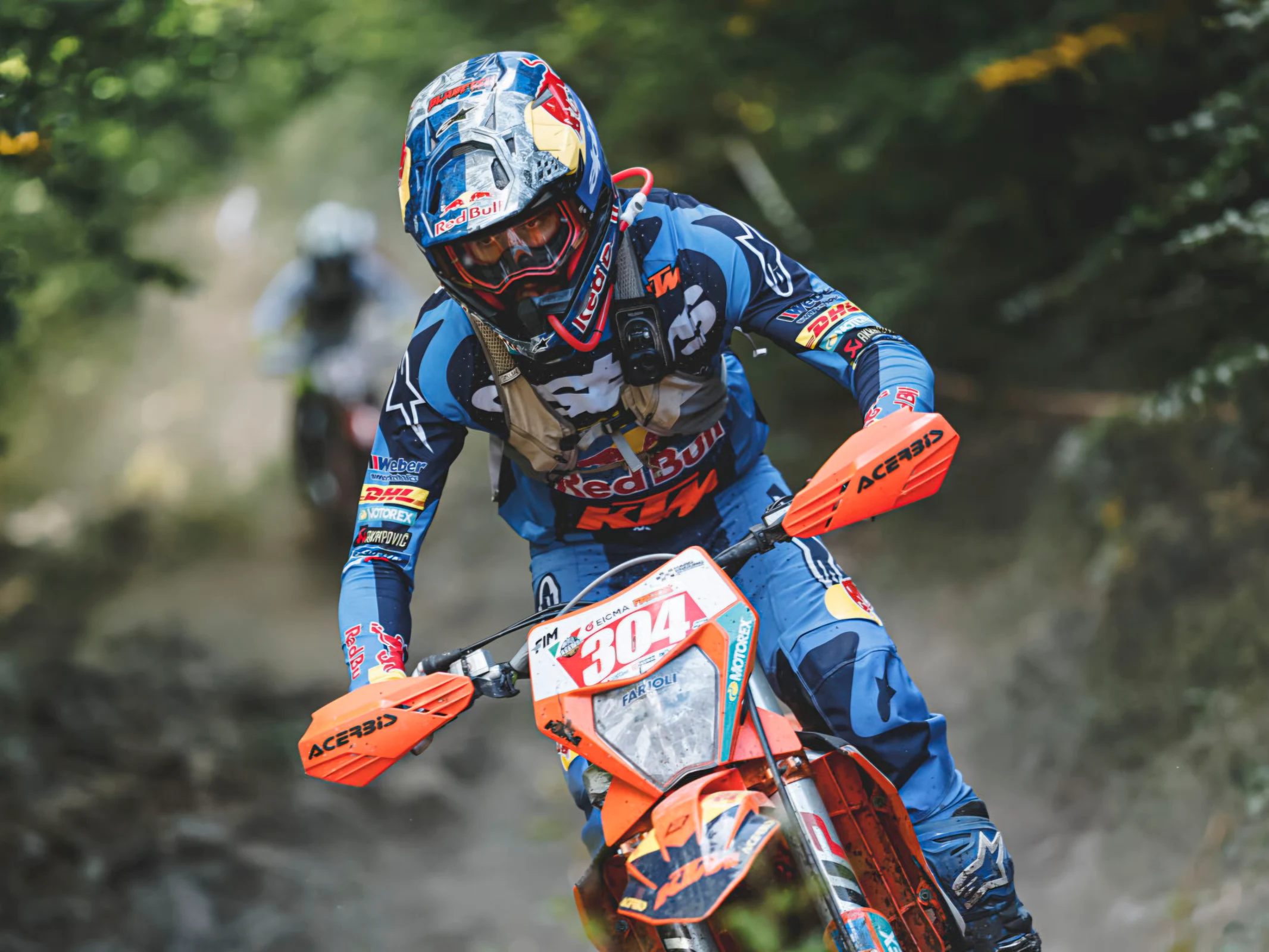 Manuel Lettenbichler a 304-es KTM 300 EXC-vel az Abestone Hard Enduro 2026 versenyen