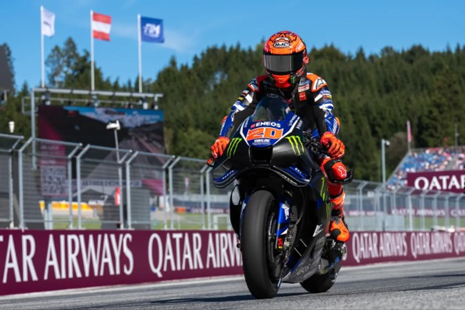 A Monster Energy Yamaha MotoGP az Osztrák Nagydíj Sprintjén a Red Bull Ringen