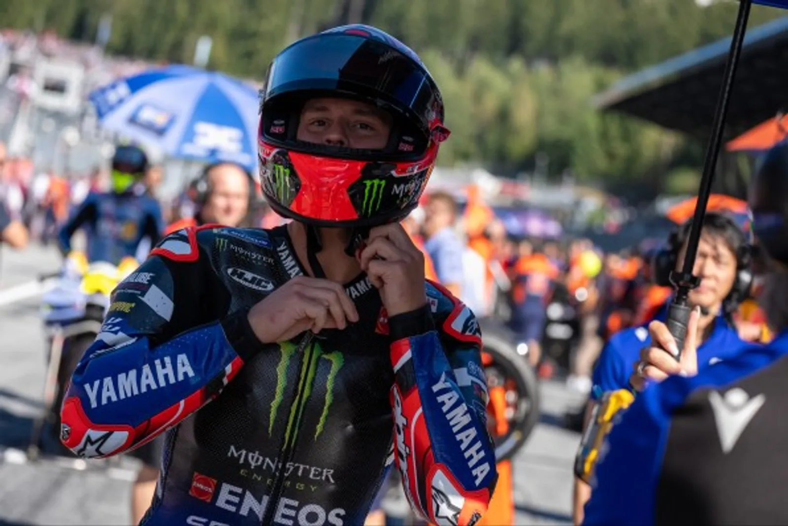 A Monster Energy Yamaha MotoGP versenyzője a 2026-os Osztrák Nagydíj Sprintjén