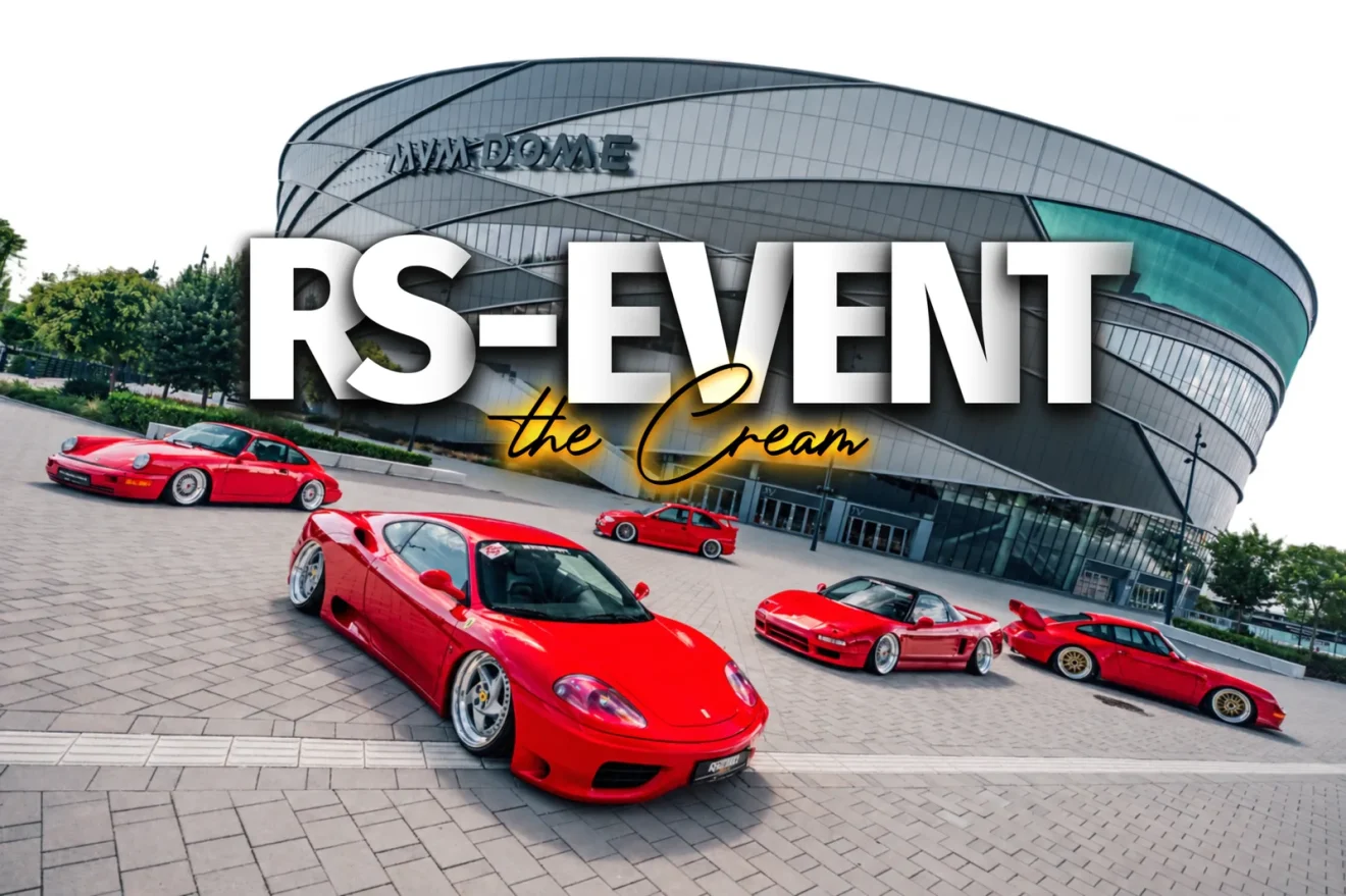 RS-Event – The Cream 2026 az MVM Dome előtt sportautókkal