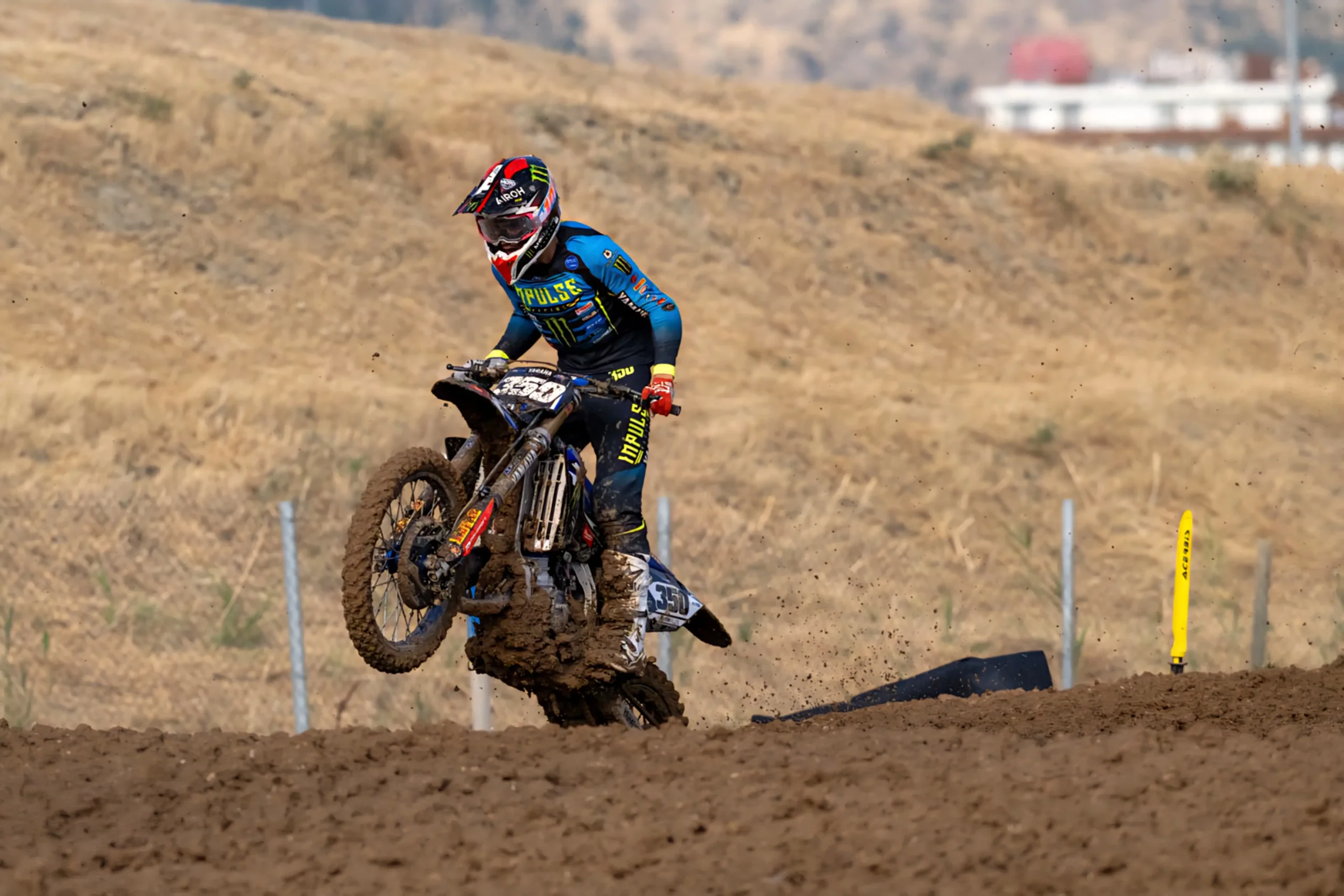 Sleny Goyer a 350-es Yamaha YZ125-tel az EMX125 törökországi szezonzáróján