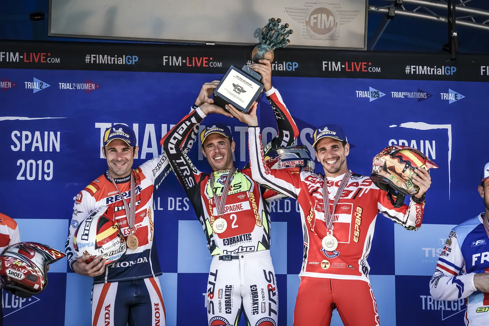A spanyol Trial des Nations csapat a 2019-es ibizai versenyen