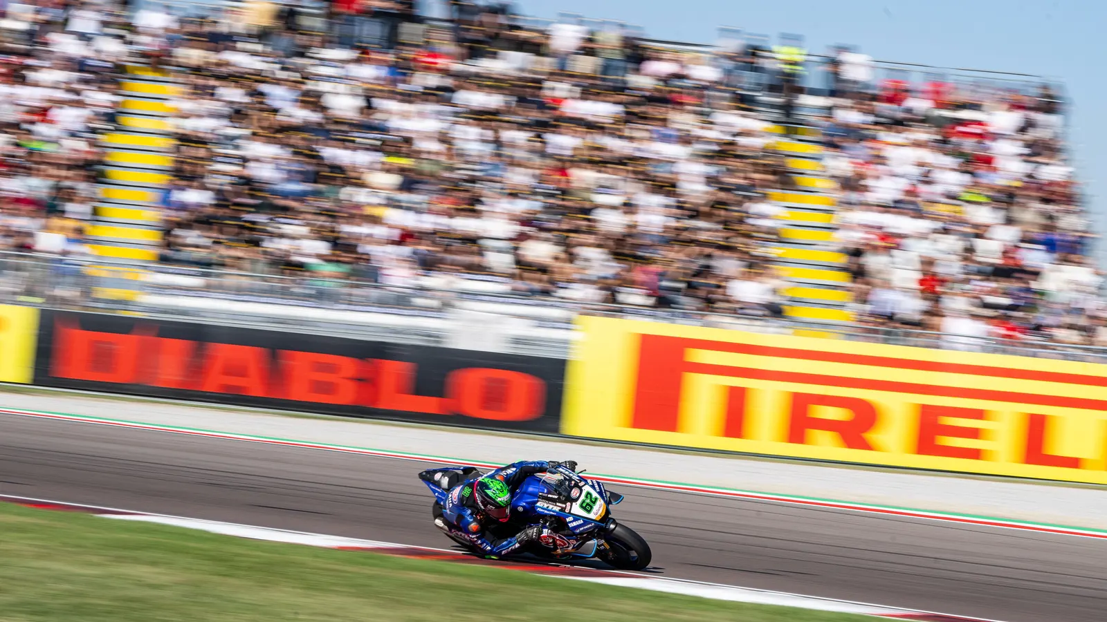 Stefano Manzi a Yamaha R1 nyergében a 2026-os cremonai WorldSBK-hétvégén