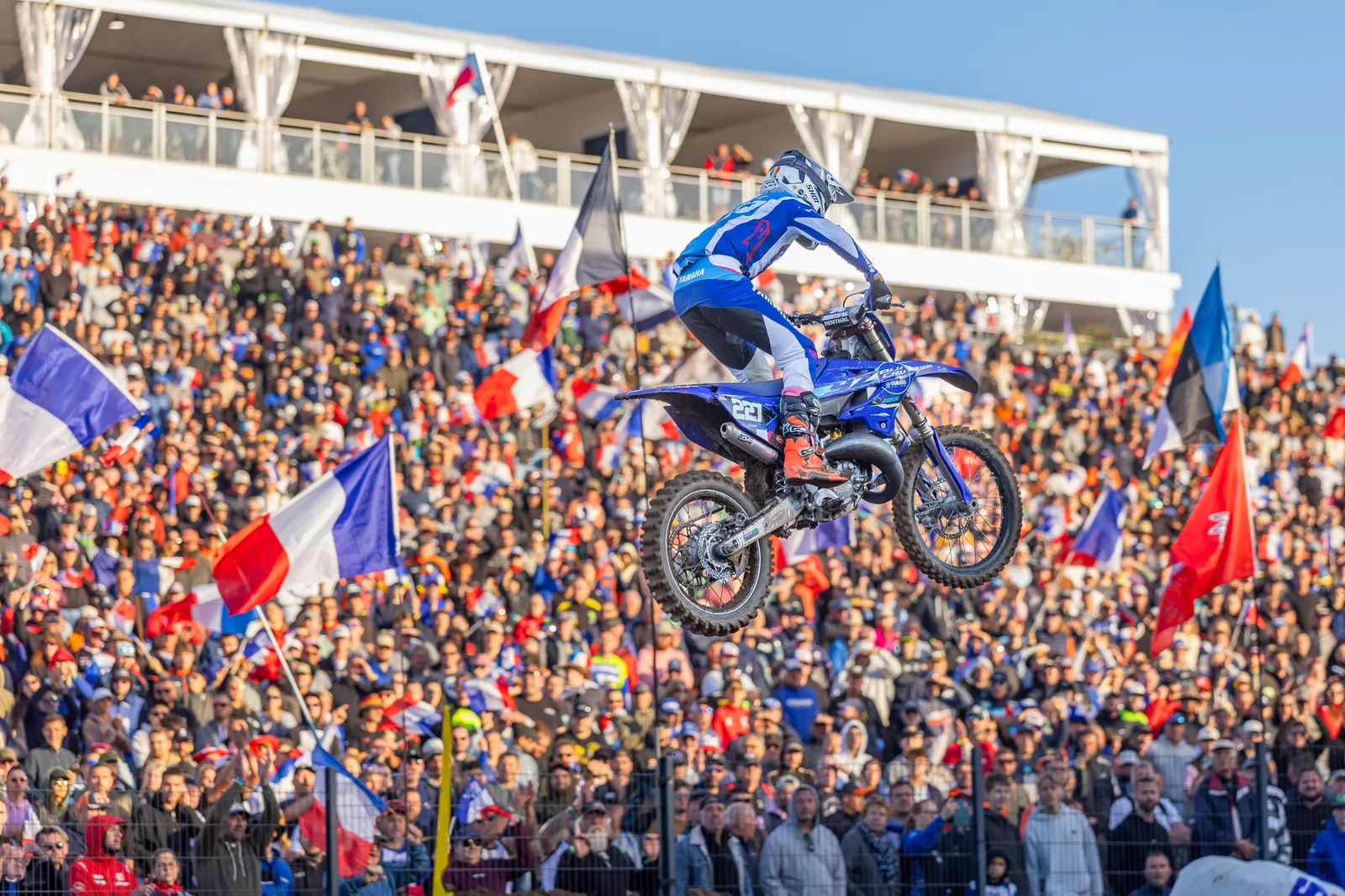 Arno Cazet a 2026-os YZ125 BLU CRU FIM Europe Cup SuperFinale versenyén Ernée-ben