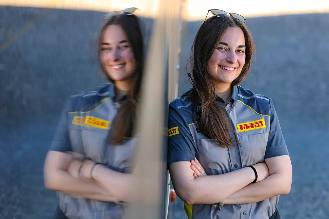 Gea Prioglio, a Pirelli Moto Racing anyagfejlesztési szakembere