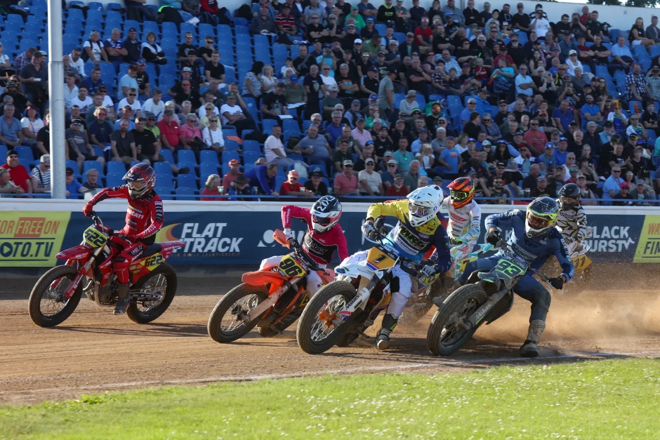 Ondřej Svědík a 2026-os FIM Flat Track-világbajnokság pardubicei fordulóján