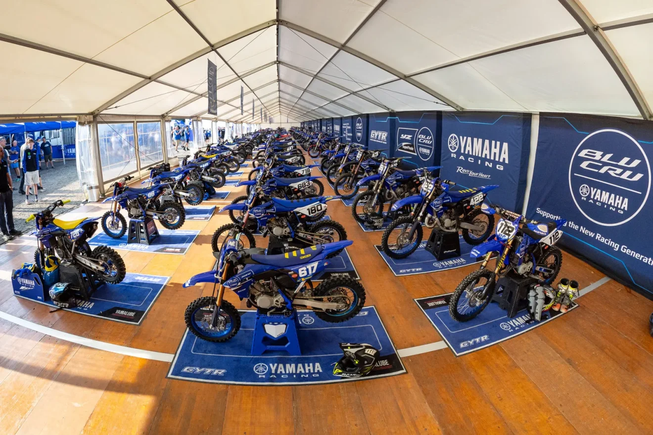 Yamaha YZ BLU CRU utánpótlás-motocross motorok 2026-ban