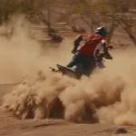 BMW R1300GS ADVENTURE driftel a sivatagban